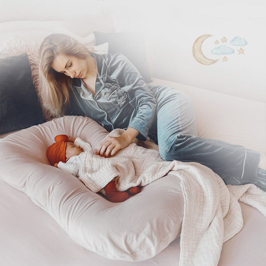 Comfortable baby crib, newborn baby bed, cradle, anti-startle, isolation, anti-pressure, baby bionic comfort