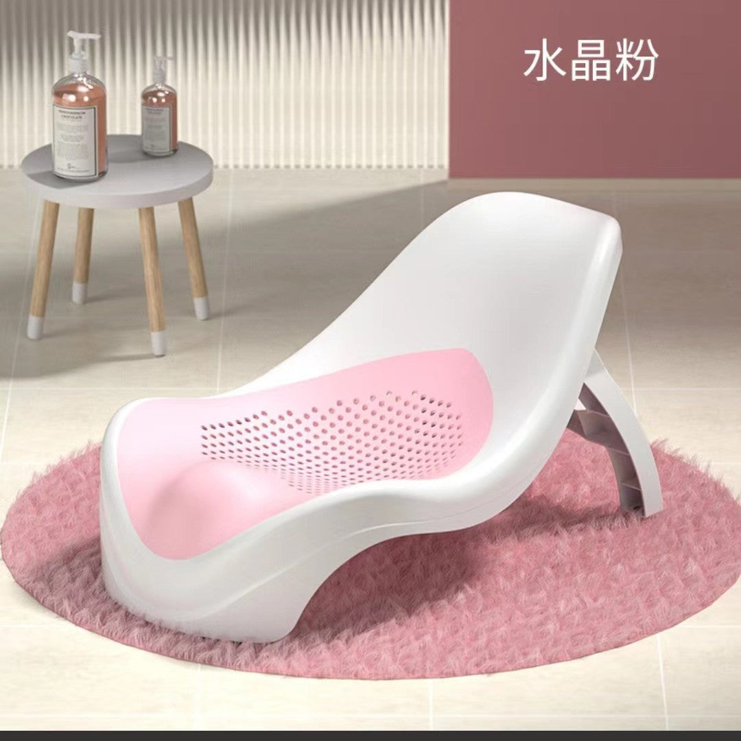 Newborn bathing rack baby bathing reclining chair baby bath net bath tub bracket toiletries
