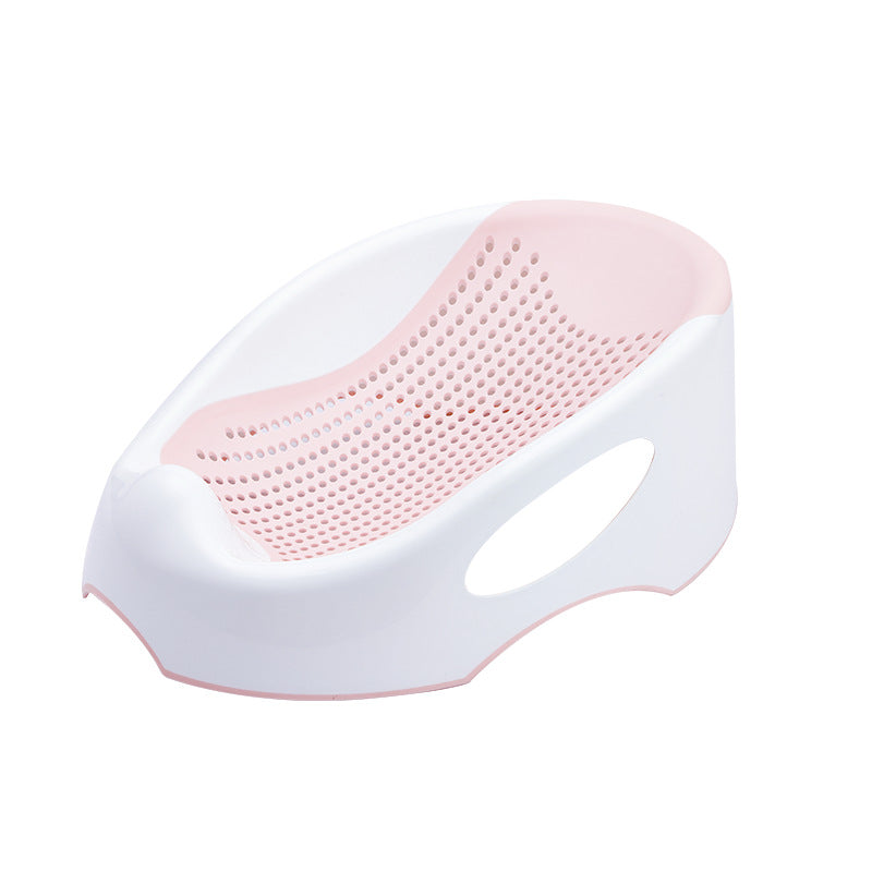 Newborn bathing rack baby bathing reclining chair baby bath net bath tub bracket toiletries