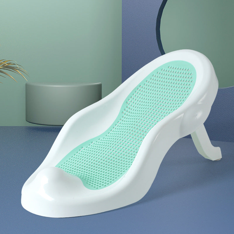 Newborn bathing rack baby bathing reclining chair baby bath net bath tub bracket toiletries