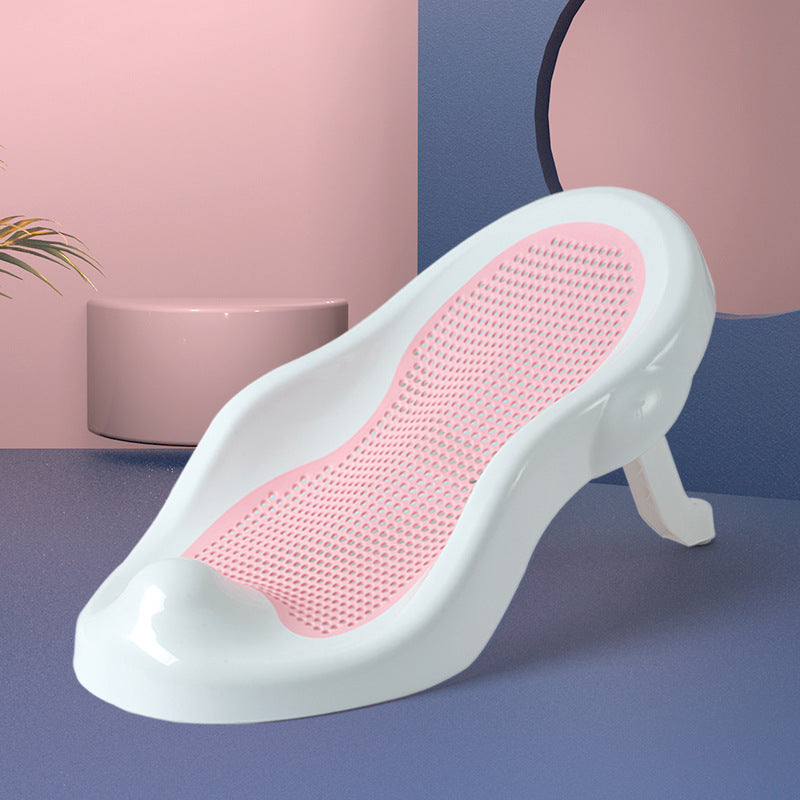 Newborn bathing rack baby bathing reclining chair baby bath net bath tub bracket toiletries