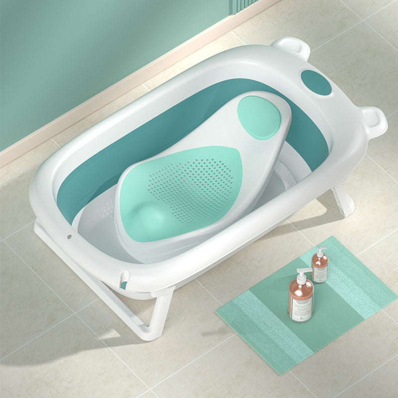 Newborn bathing rack baby bathing reclining chair baby bath net bath tub bracket toiletries